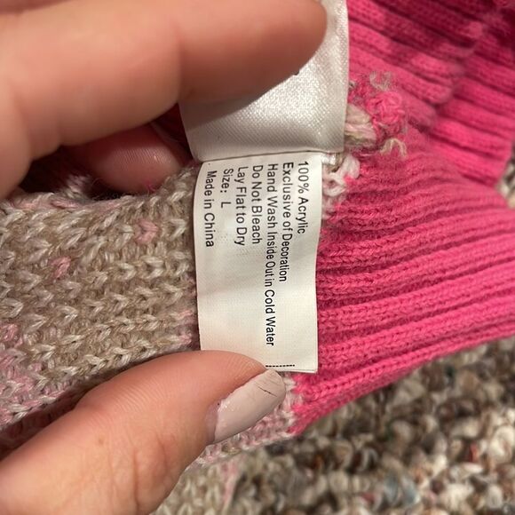 Pink Argyle Pet Sweater by Wag&Bone - Picture 3 of 7